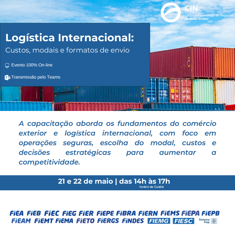 Capacitação sobre Logística Internacional para Exportação