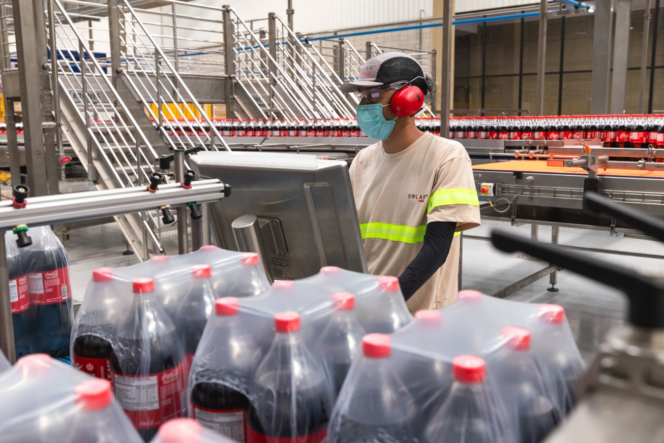 solar coca cola
