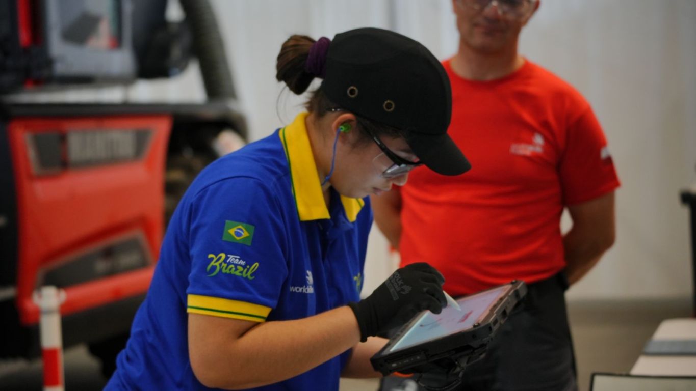 Lorena maquina WorldSkills