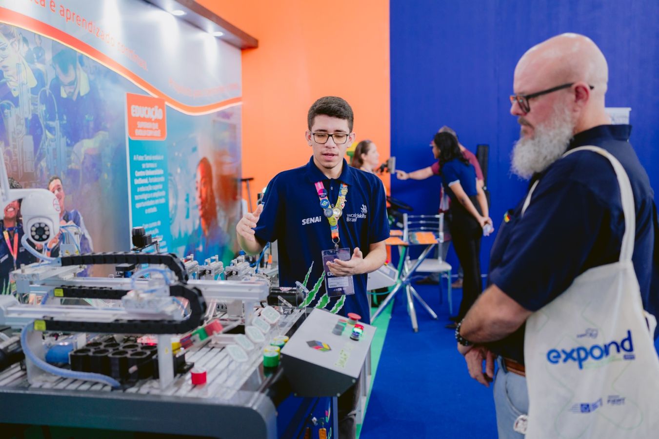 estande sesi senai expoind