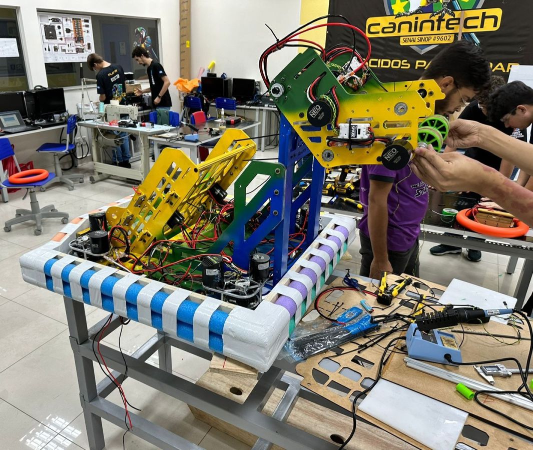 preparação senai mt mundial robótica