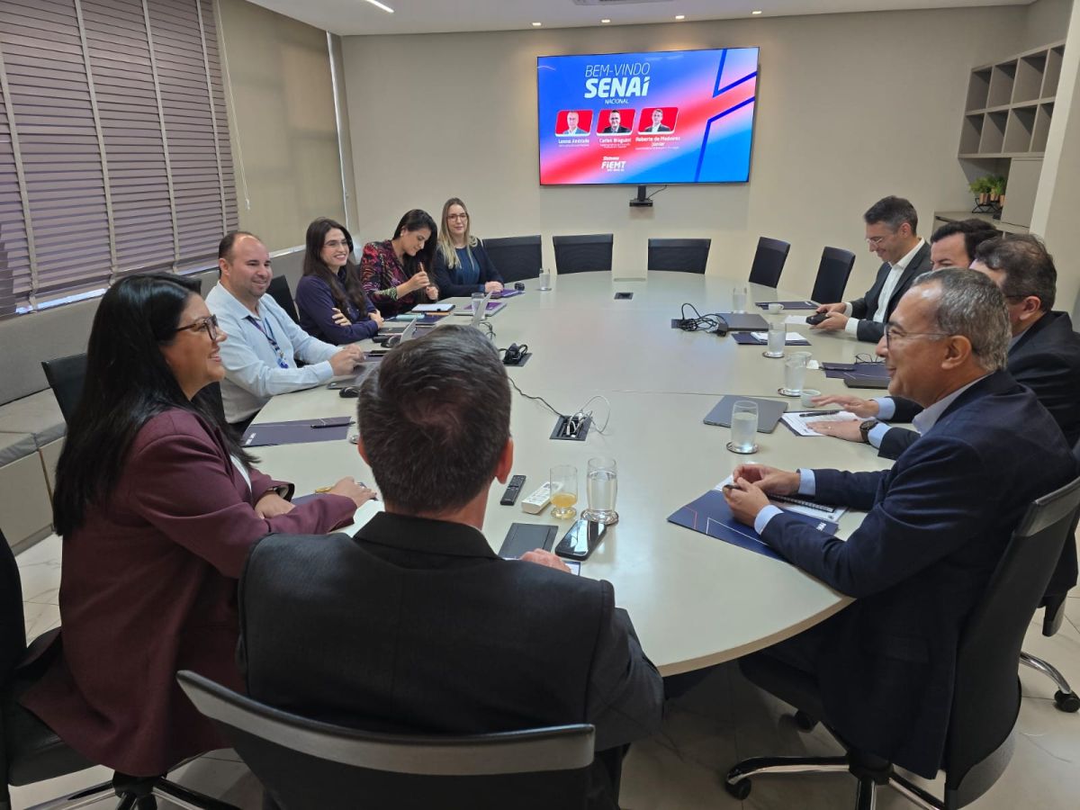 Sistema Fiemt apresenta potencial industrial de Mato Grosso em agenda estratégica com o Senai Nacional