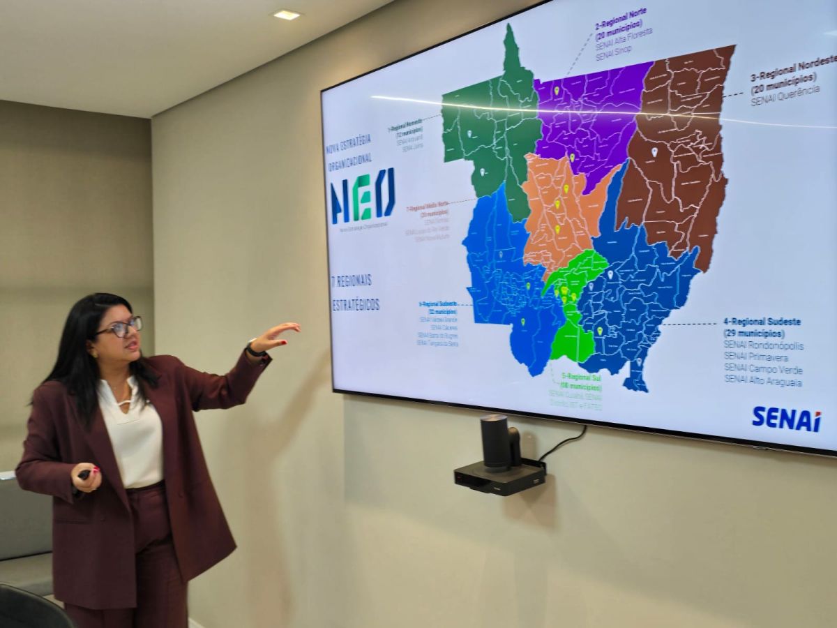Sistema Fiemt apresenta potencial industrial de Mato Grosso em agenda estratégica com o Senai Nacional