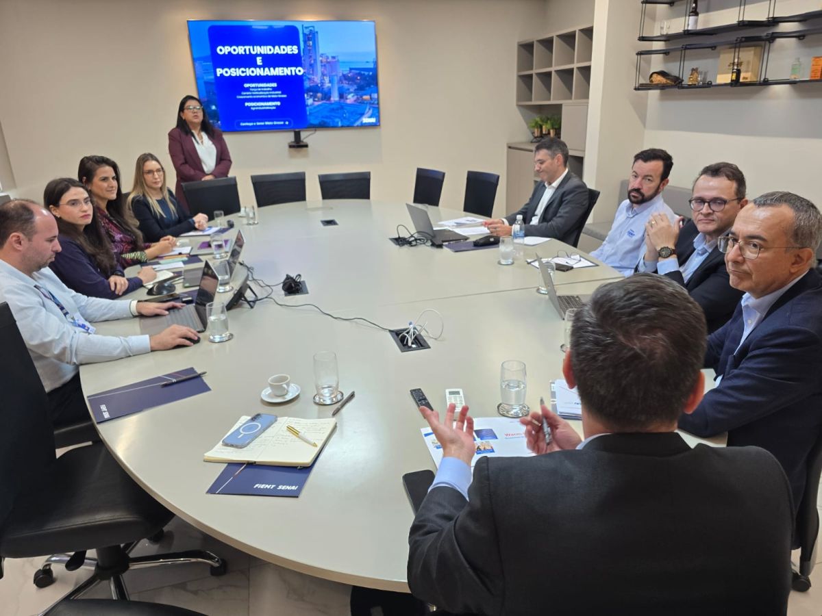 Sistema Fiemt apresenta potencial industrial de Mato Grosso em agenda estratégica com o Senai Nacional