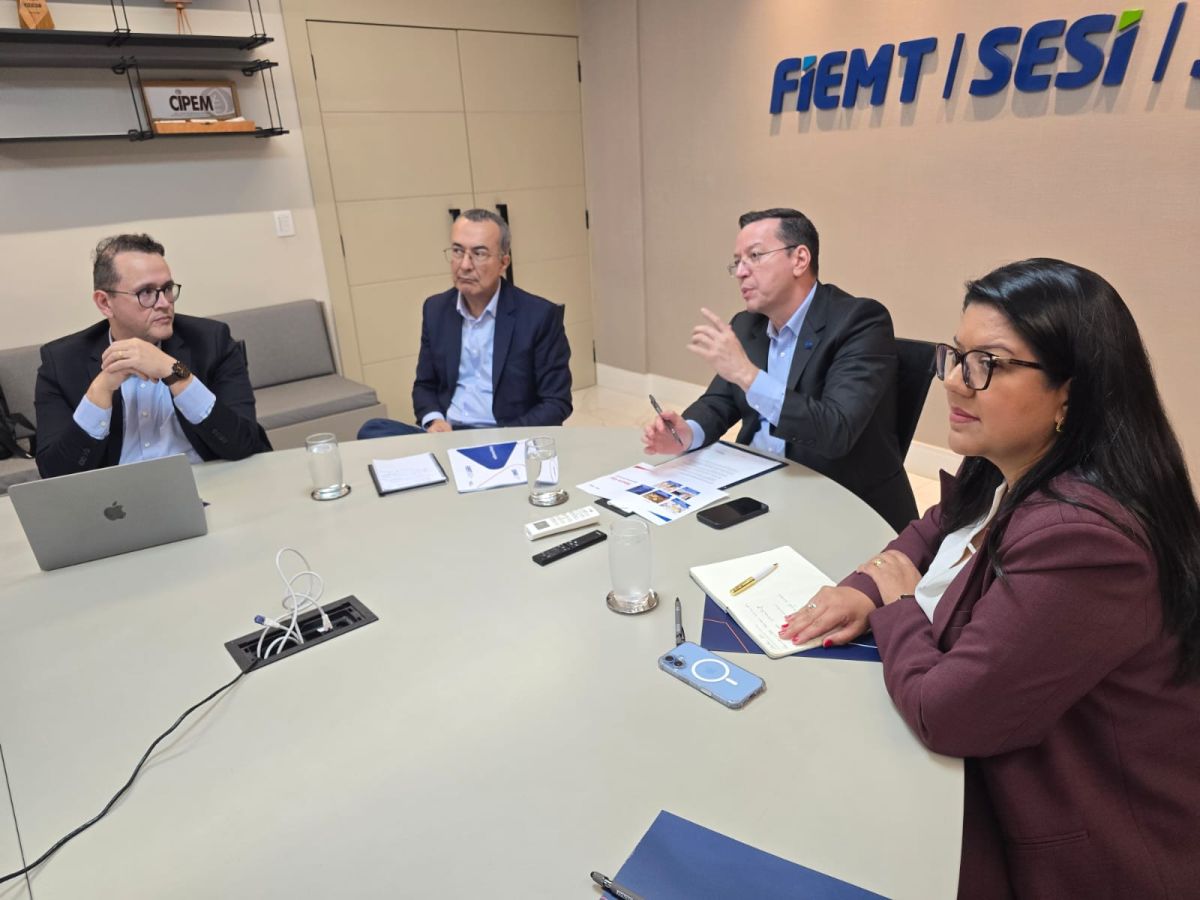 Sistema Fiemt apresenta potencial industrial de Mato Grosso em agenda estratégica com o Senai Nacional
